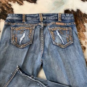 Cowgirl Tuff Lou Lou Tan jeans 34w x 33l